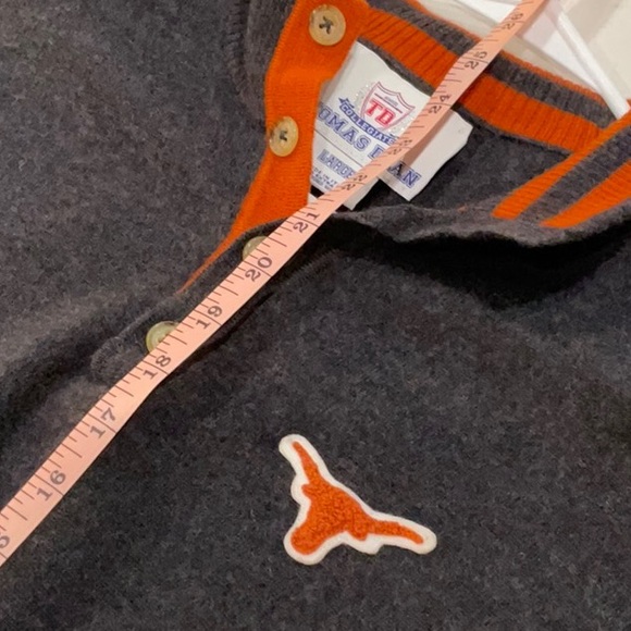 Thomas Dean Collegiate Quarter-Zip Texas - Picture 11 of 11